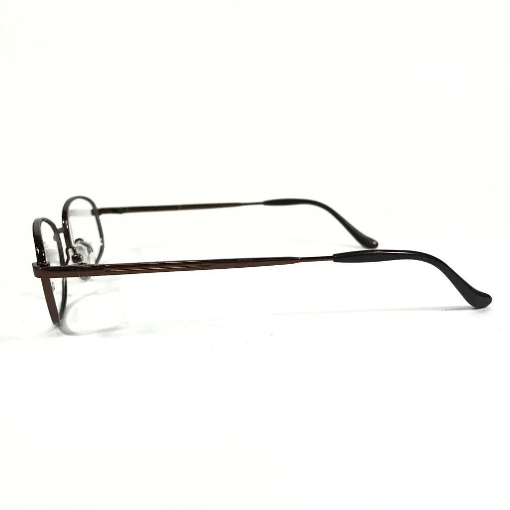OnGuard Safety Eyeglasses Frames OG-113 Brown Round Full Rim Z87-2+ 51-18-135
